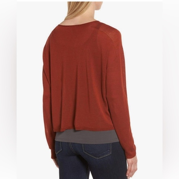 Eileen Fisher Tencel Knit Top - Picture 1 of 7